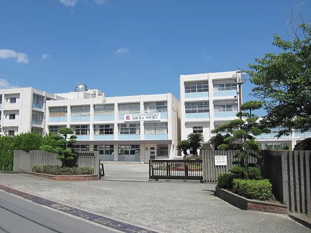 明石北高校の外観