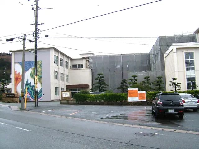 青谷高校の外観