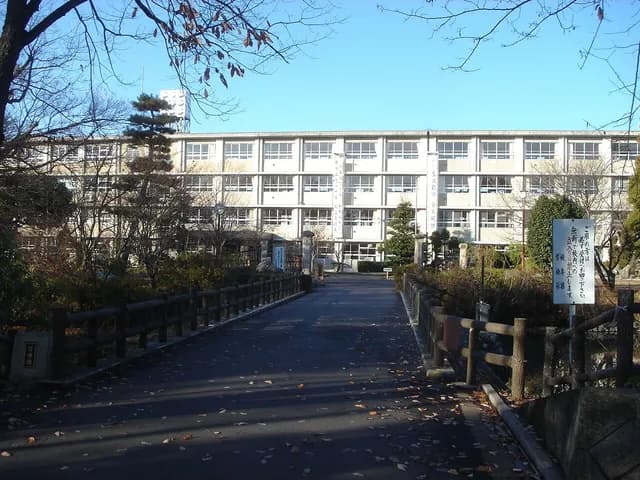 加茂農林高校の外観