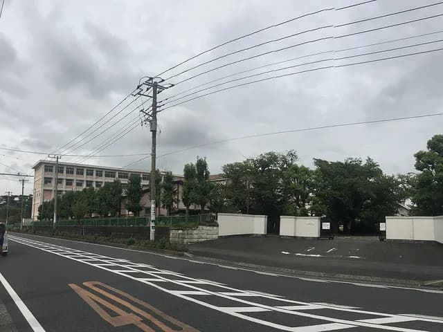平塚農商高校の外観