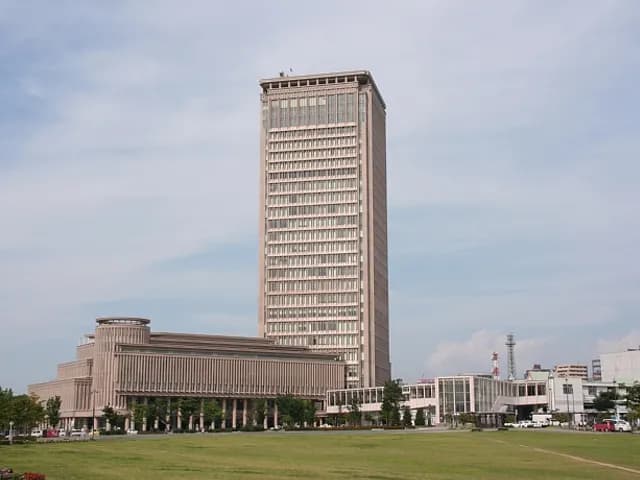 霞城学園高校の外観