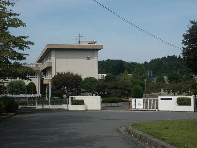鹿島台商業高校の外観