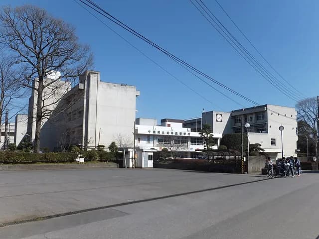 柏井高校の外観