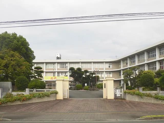 北稜高校の外観