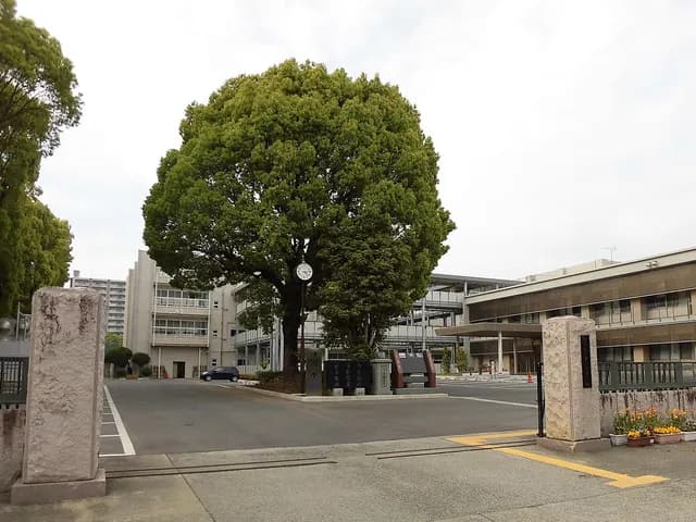 熊本県立第二高校の外観