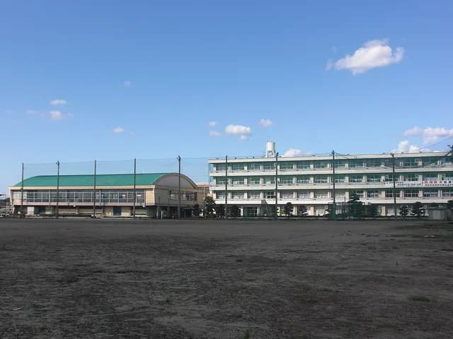 真壁高校の外観