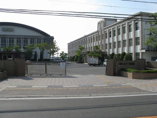那賀高校の外観