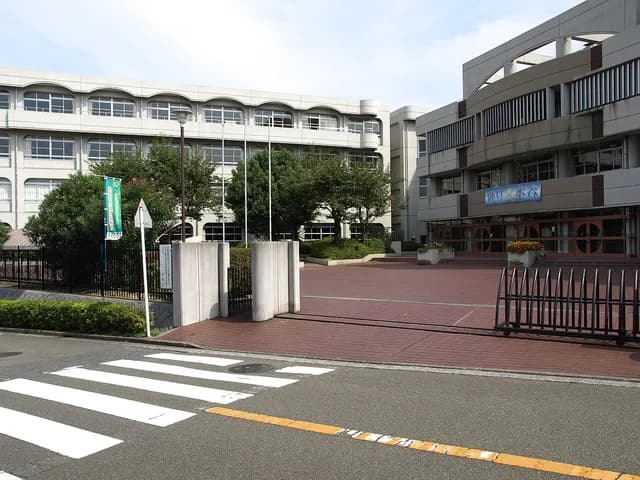 永谷高校の外観