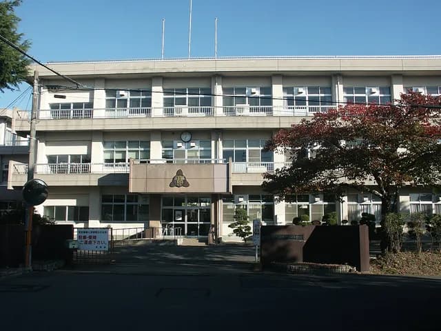 中新田高校の外観