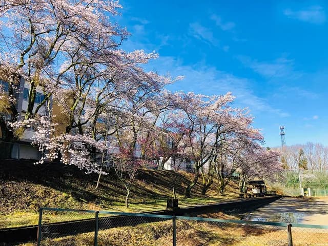 中津川工業高校の外観