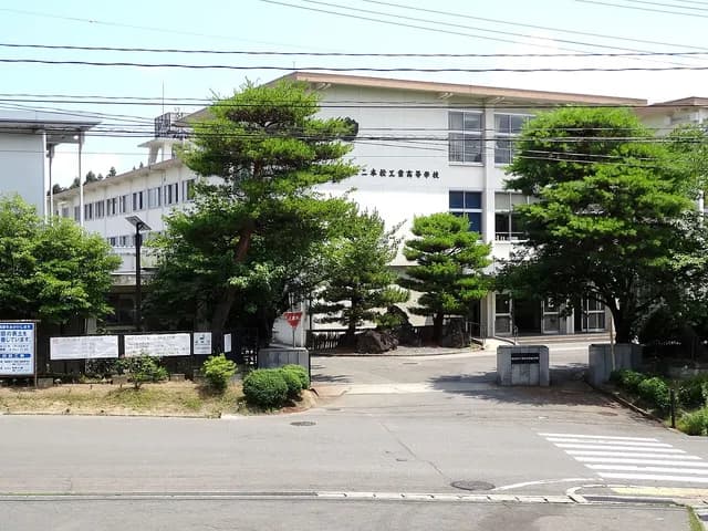 二本松実業高校の外観
