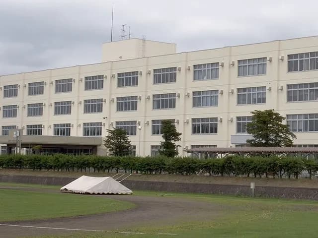帯広緑陽高校の外観