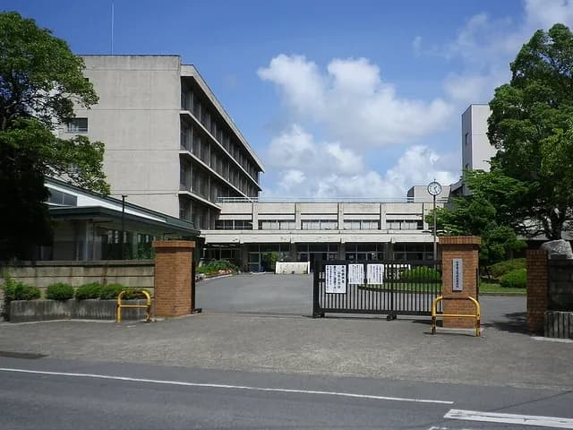 生浜高校の外観