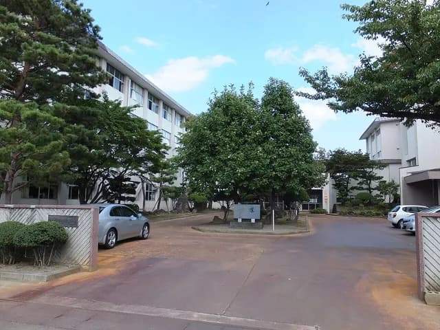 大曲工業高校の外観
