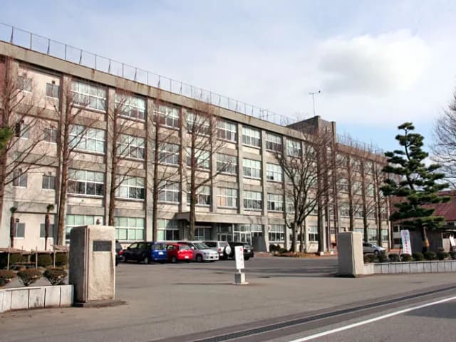 酒田東高校の外観