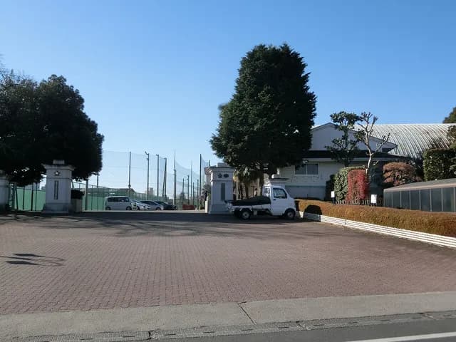 下妻第一高校の外観
