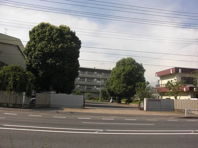 下妻第二高校の外観