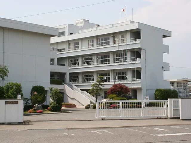 高崎北高校の外観