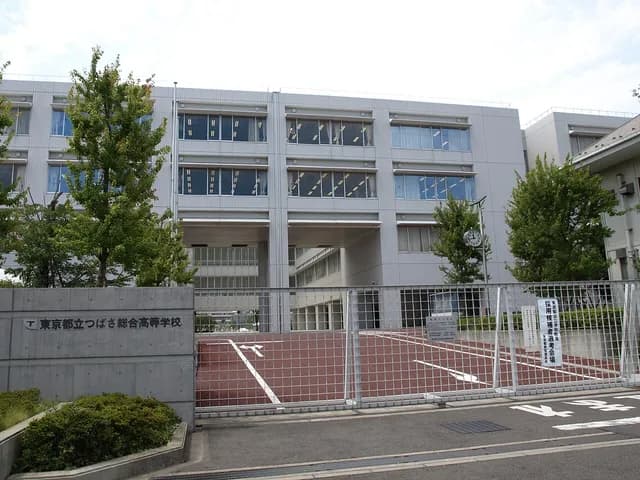 つばさ総合高校の外観
