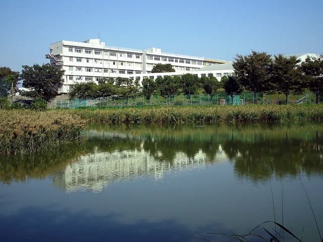浦和商業高校の外観