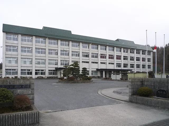 山田高校の外観