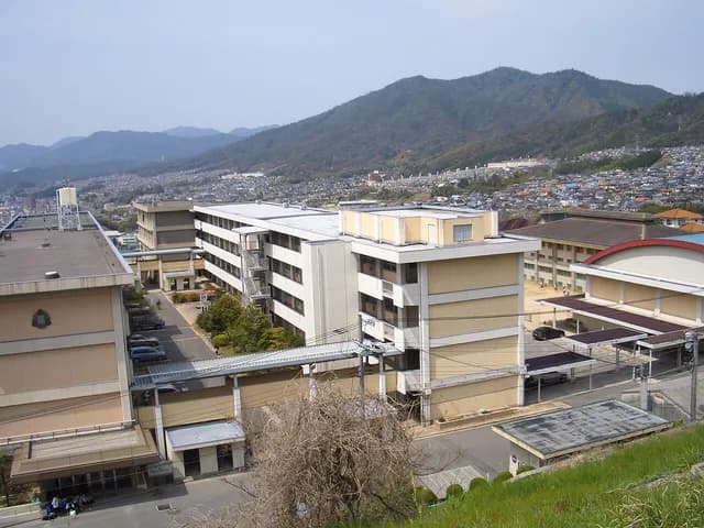 安古市高校の外観