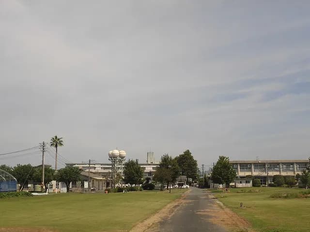 八代農業高校の外観