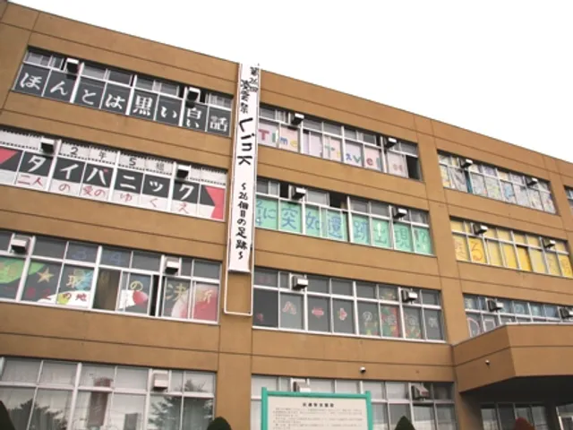 旭川永嶺高校の外観