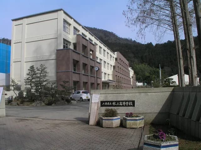 氷上高校の外観