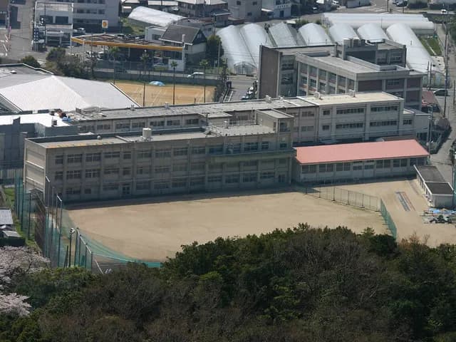 小松島西高校の外観