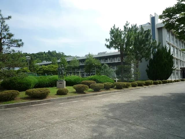 舞鶴工業高専の外観