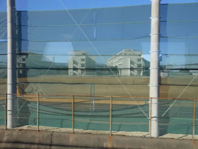 川越高校の外観