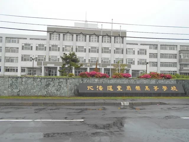 室蘭栄高校の外観