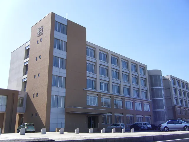 室蘭清水丘高校の外観