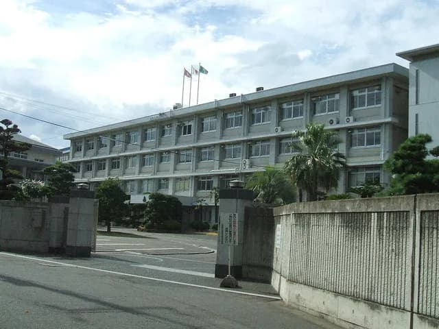 尾道北高校の外観