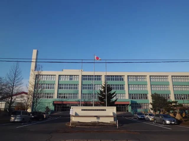 札幌白石高校の外観