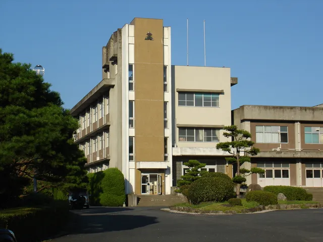 下関北高校の外観