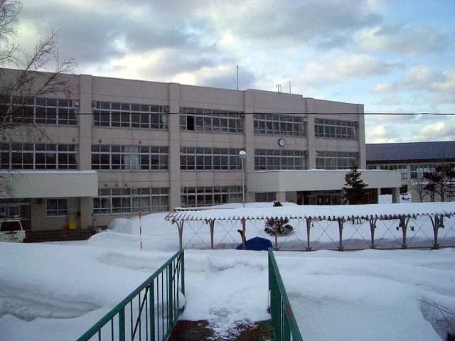 寿都高校の外観