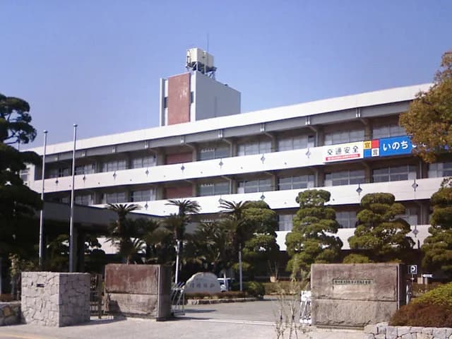 多度津高校の外観