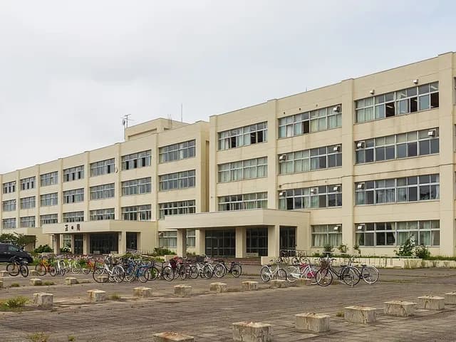 苫小牧南高校の外観