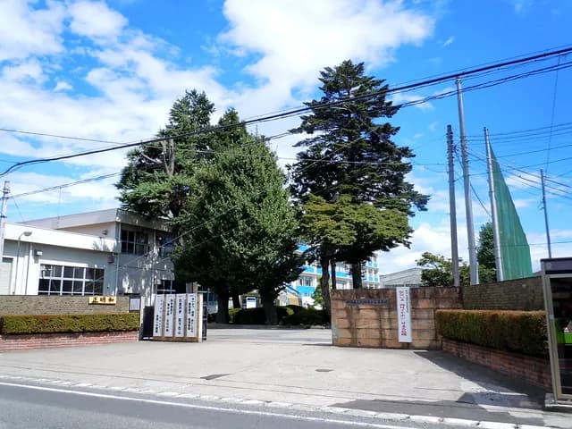 利根実業高校の外観