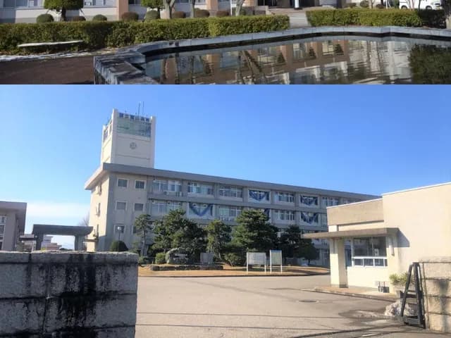富山高専の外観