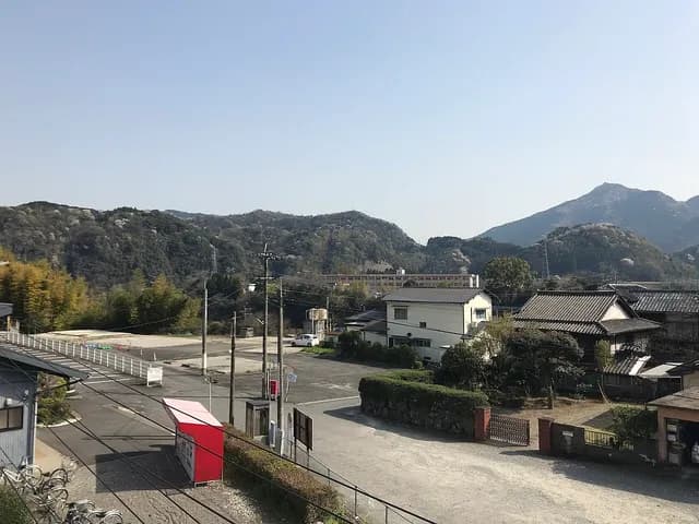 由布高校の外観