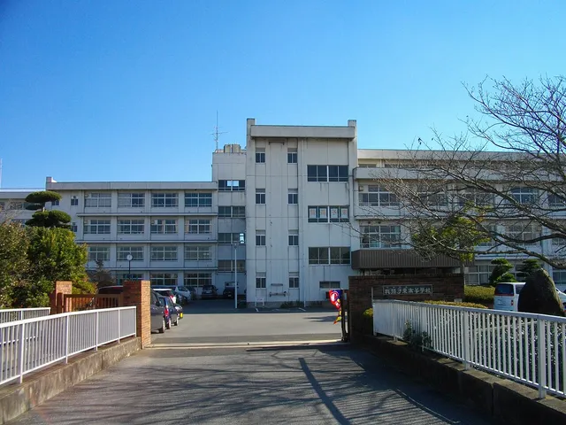 我孫子東高校の外観