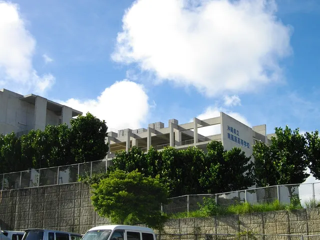 南風原高校の外観