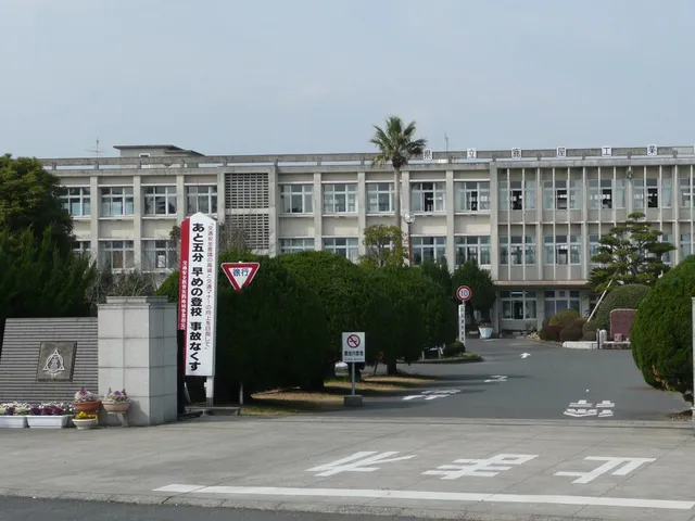 鹿屋工業高校の外観