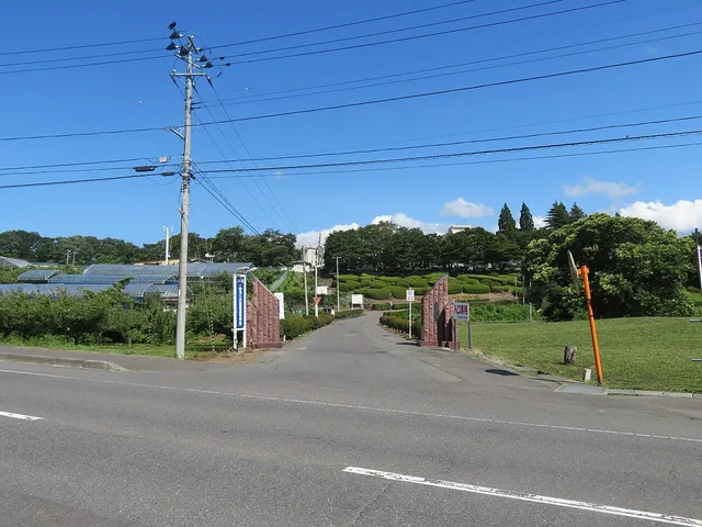 名久井農業高校の外観