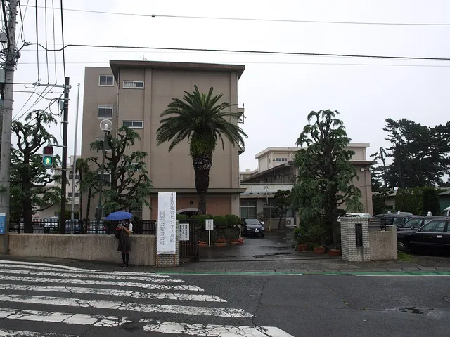 小田原東高校の外観